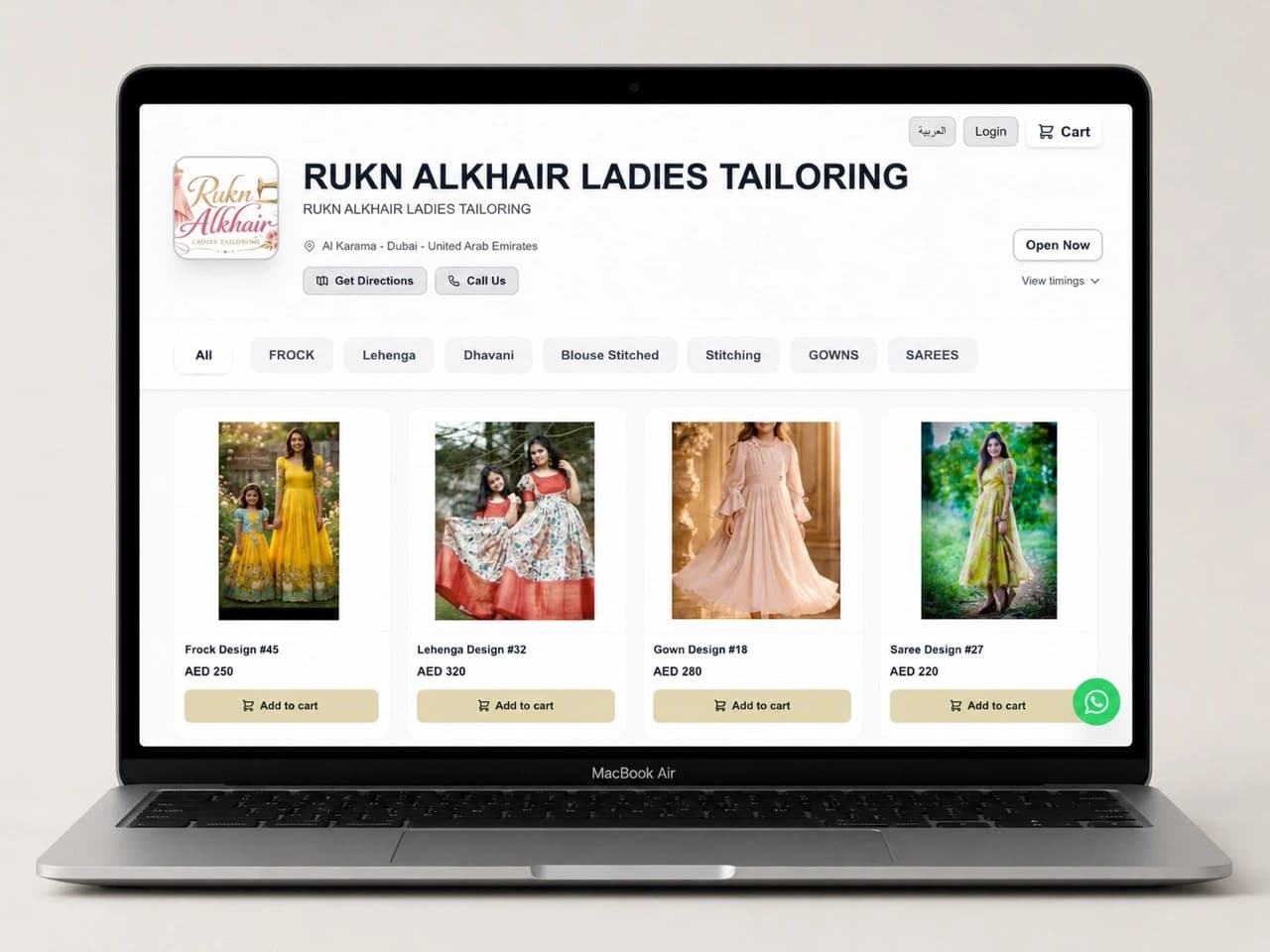 RUKN ALKHAIR LADIES TAILORING online store